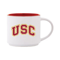 USC Trojans Arch Deep Engraved Bistro Mug